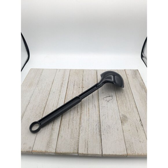 Farberware Solid Serving Ladle Black 11 3/4" Spoon Serving - Picture 4 of 7